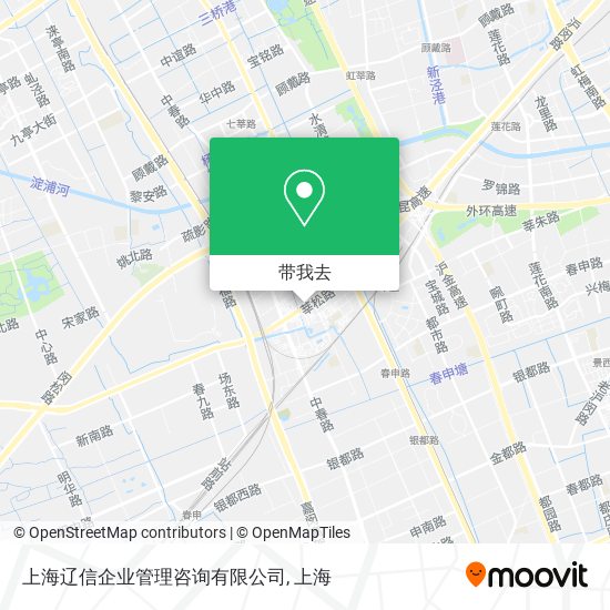 上海辽信企业管理咨询有限公司地图