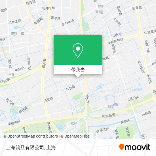 上海韵旦有限公司地图