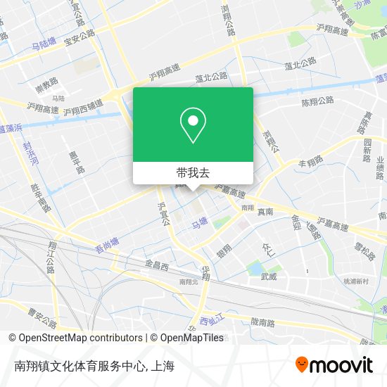 南翔镇文化体育服务中心地图