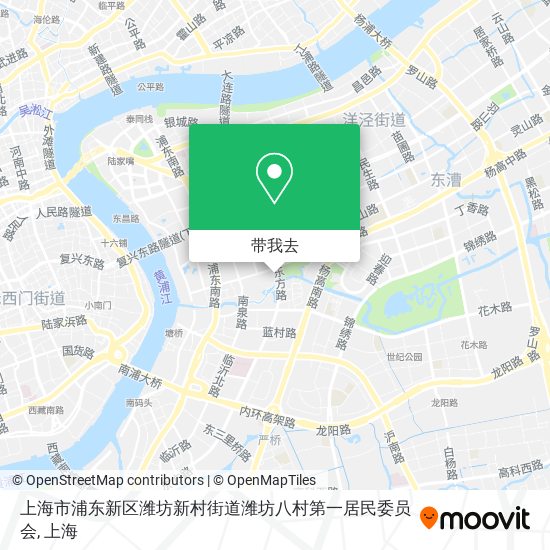 上海市浦东新区潍坊新村街道潍坊八村第一居民委员会地图