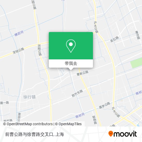 前曹公路与徐曹路交叉口地图