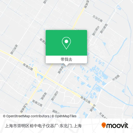 上海市崇明区裕中电子仪器厂-东北门地图