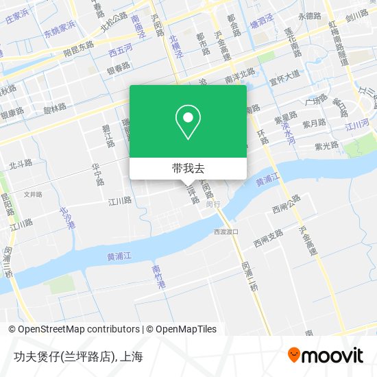 功夫煲仔(兰坪路店)地图