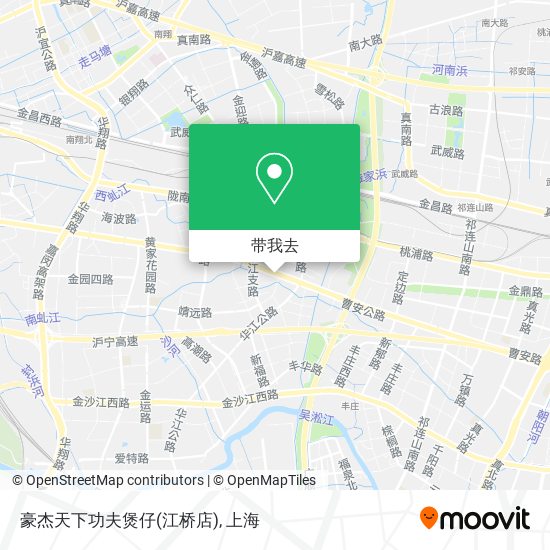 豪杰天下功夫煲仔(江桥店)地图