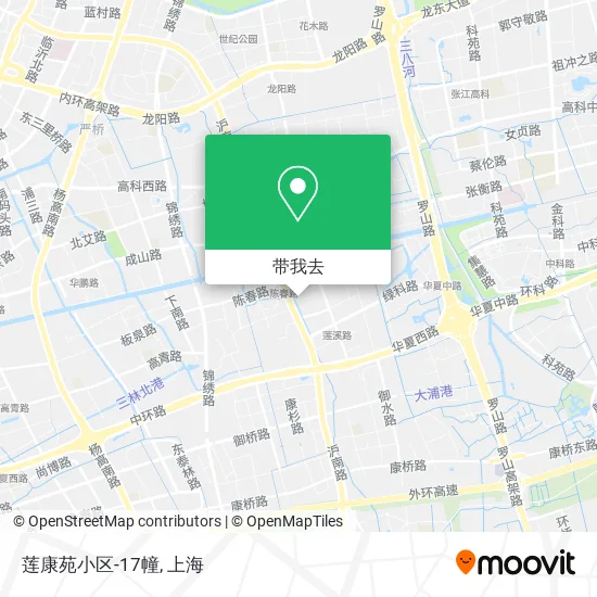 莲康苑小区-17幢地图