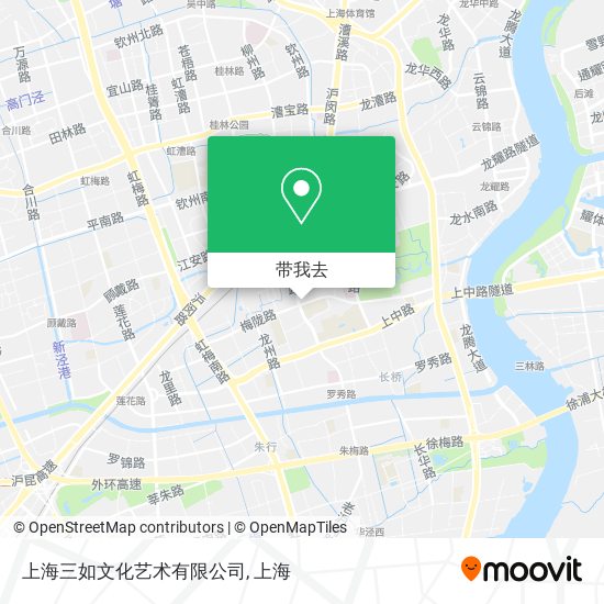 上海三如文化艺术有限公司地图