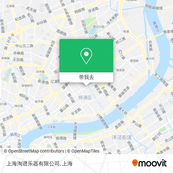 上海淘谱乐器有限公司地图
