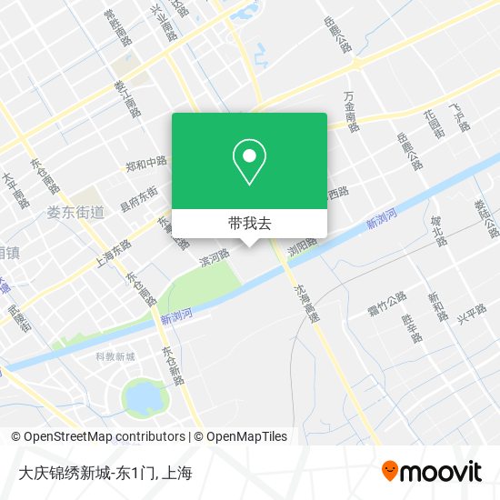 大庆锦绣新城-东1门地图