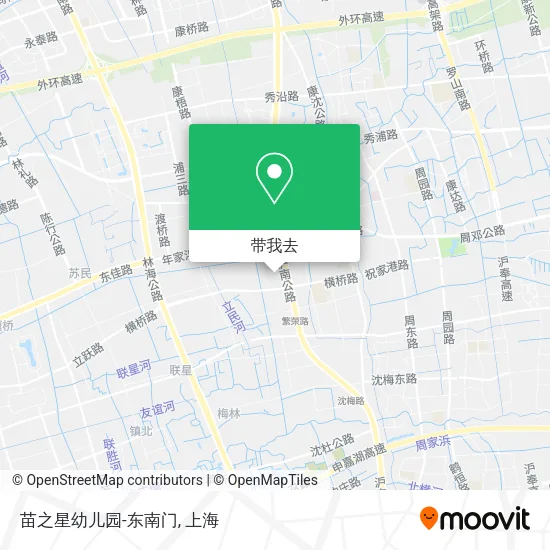 苗之星幼儿园-东南门地图