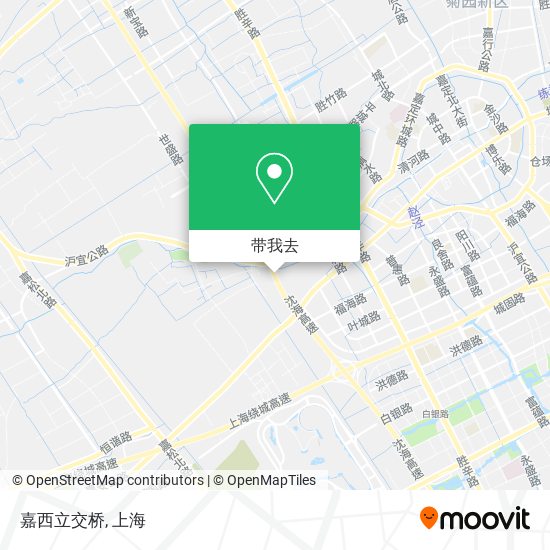 嘉西立交桥地图
