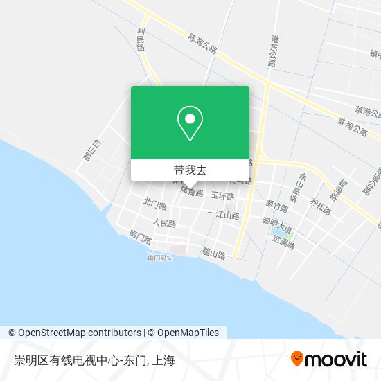 崇明区有线电视中心-东门地图