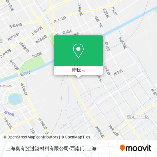 上海奥有斐过滤材料有限公司-西南门地图