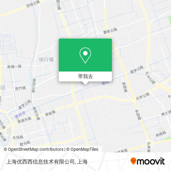 上海优西西信息技术有限公司地图