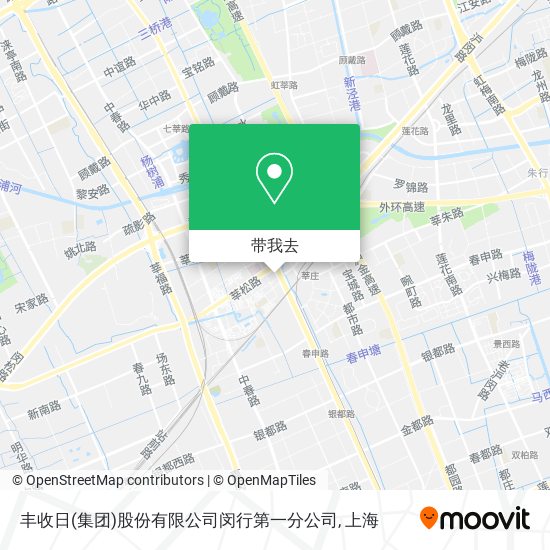 丰收日(集团)股份有限公司闵行第一分公司地图