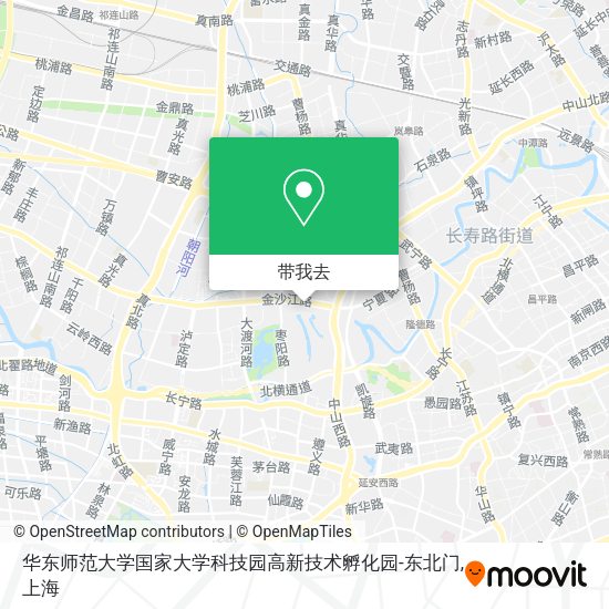 华东师范大学国家大学科技园高新技术孵化园-东北门地图