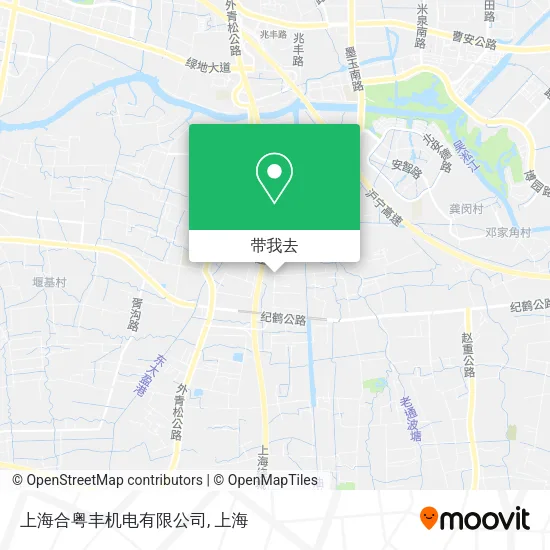上海合粤丰机电有限公司地图