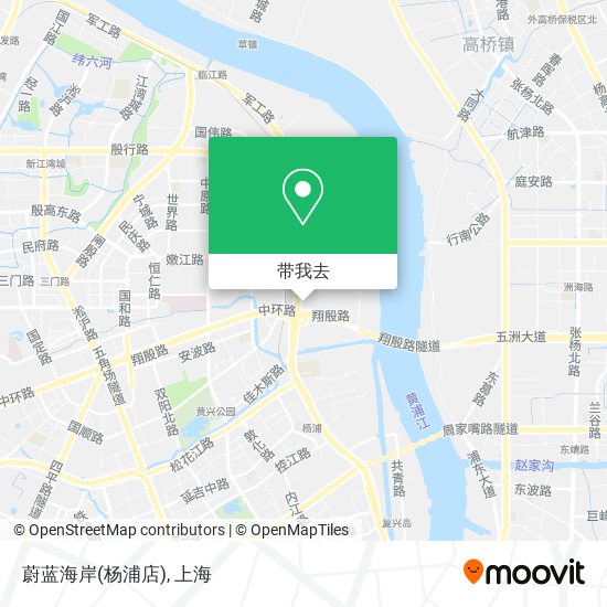 蔚蓝海岸(杨浦店)地图