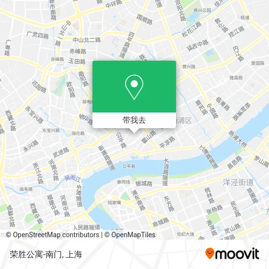 荣胜公寓-南门地图