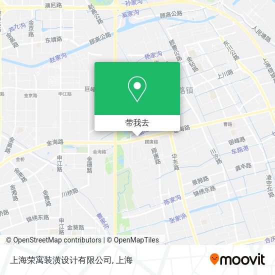 上海荣寓装潢设计有限公司地图