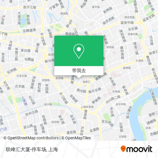 联峰汇大厦-停车场地图