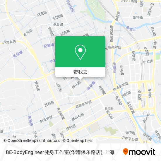 BE-BodyEngineer健身工作室(华漕保乐路店)地图