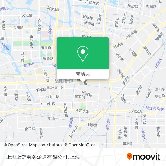 上海上舒劳务派遣有限公司地图