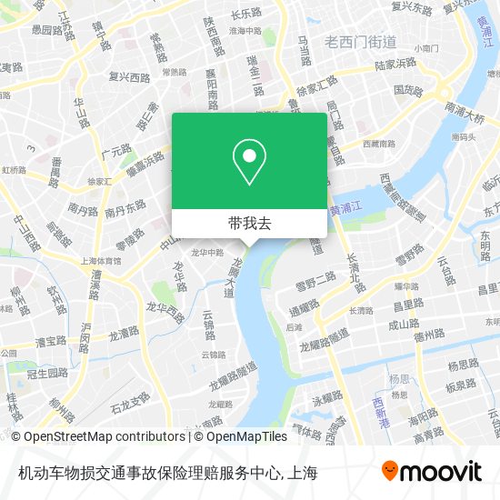 机动车物损交通事故保险理赔服务中心地图