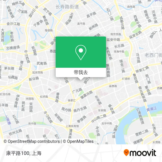 康平路100地图