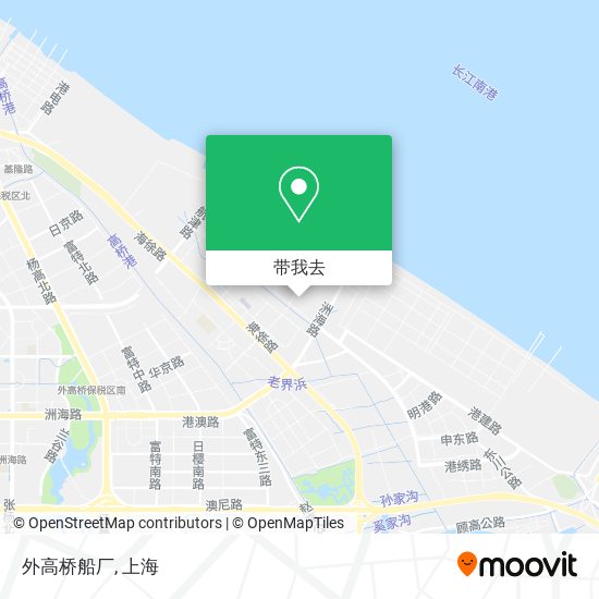 外高桥船厂地图