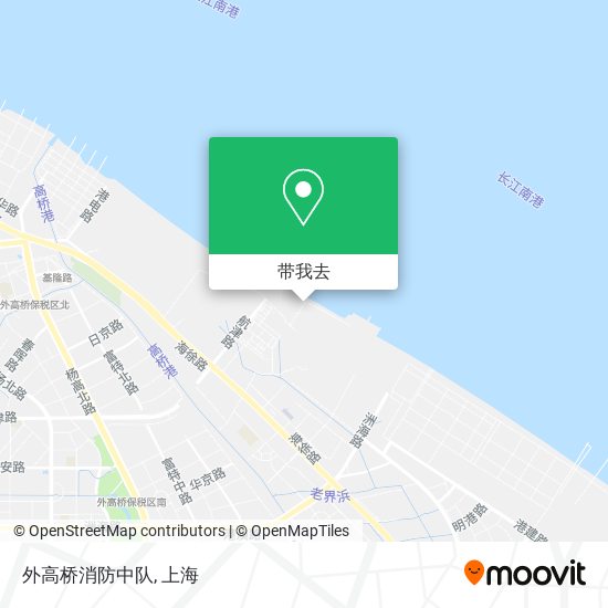 外高桥消防中队地图