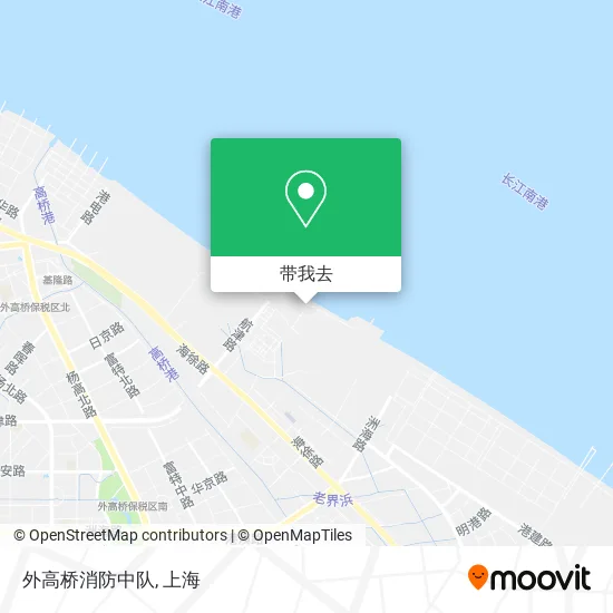 外高桥消防中队地图