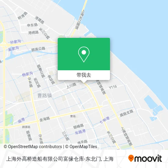 上海外高桥造船有限公司富缘仓库-东北门地图