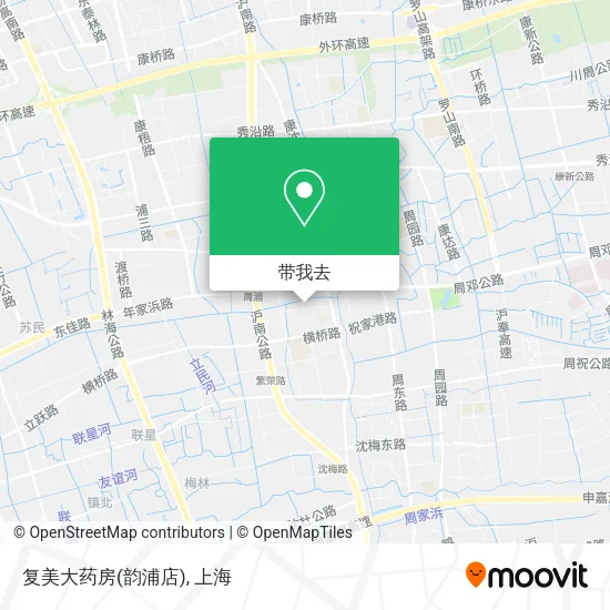 复美大药房(韵浦店)地图