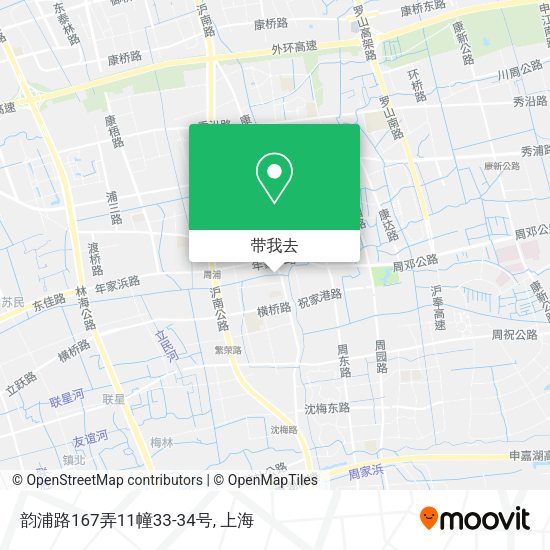 韵浦路167弄11幢33-34号地图