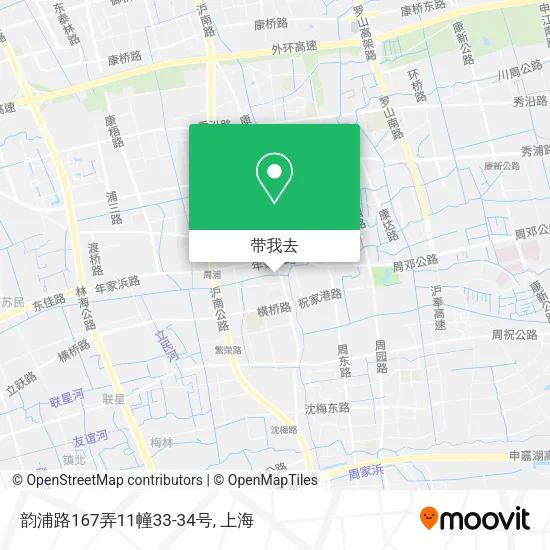 韵浦路167弄11幢33-34号地图