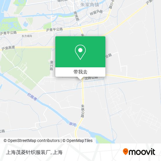 上海茂菱针织服装厂地图