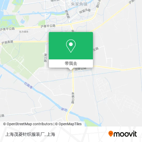 上海茂菱针织服装厂地图