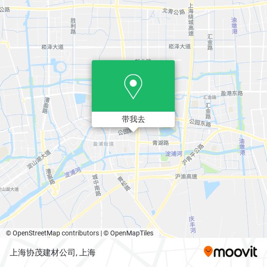 上海协茂建材公司地图