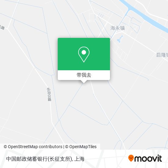 中国邮政储蓄银行(长征支所)地图