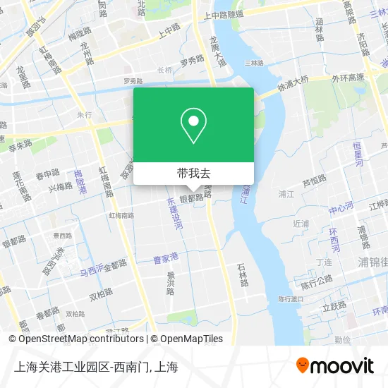 上海关港工业园区-西南门地图