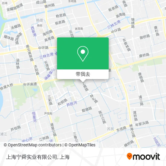 上海宁舜实业有限公司地图