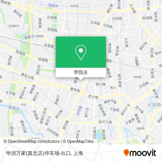 华润万家(真北店)停车场-出口地图