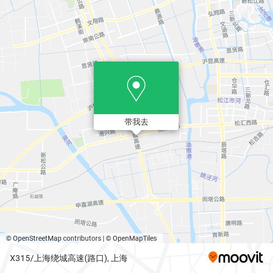 X315/上海绕城高速(路口)地图