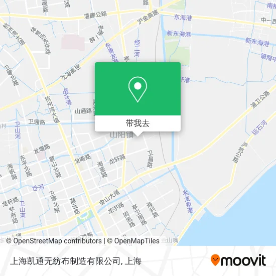 上海凯通无纺布制造有限公司地图
