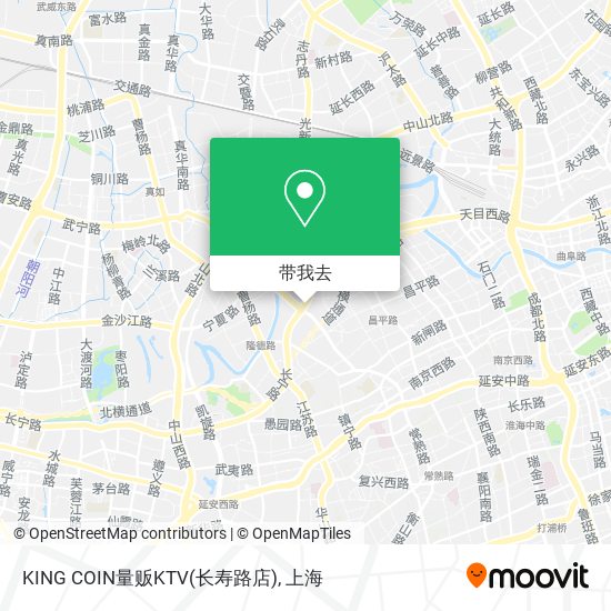 KING COIN量贩KTV(长寿路店)地图