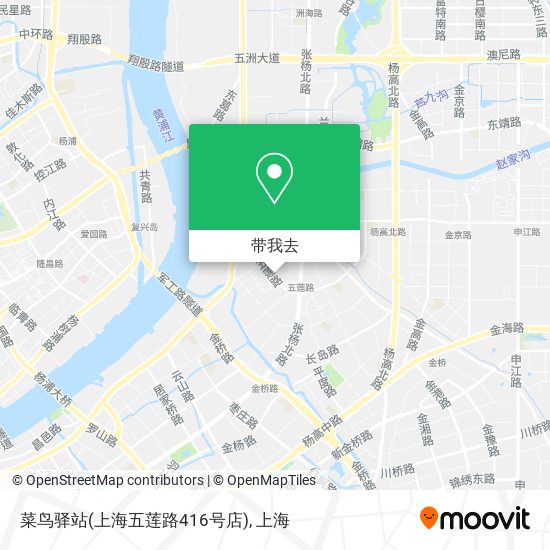 菜鸟驿站(上海五莲路416号店)地图