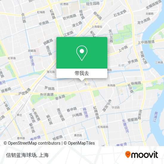 信韧蓝海球场地图