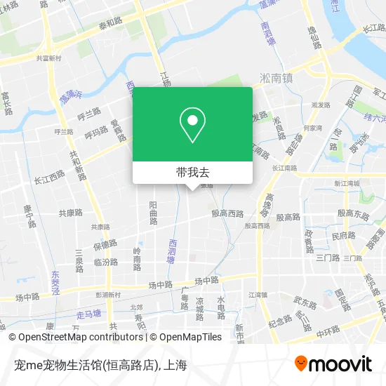 宠me宠物生活馆(恒高路店)地图