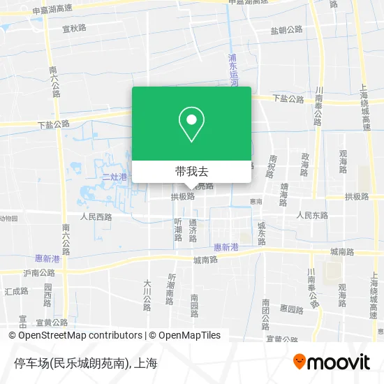 停车场(民乐城朗苑南)地图