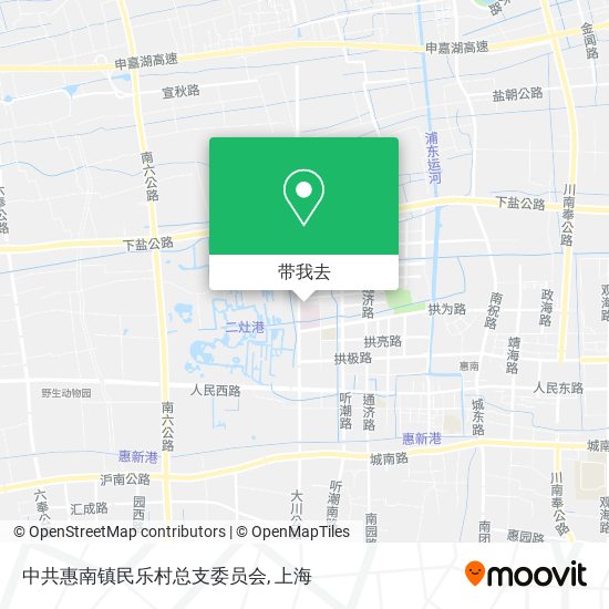 中共惠南镇民乐村总支委员会地图
